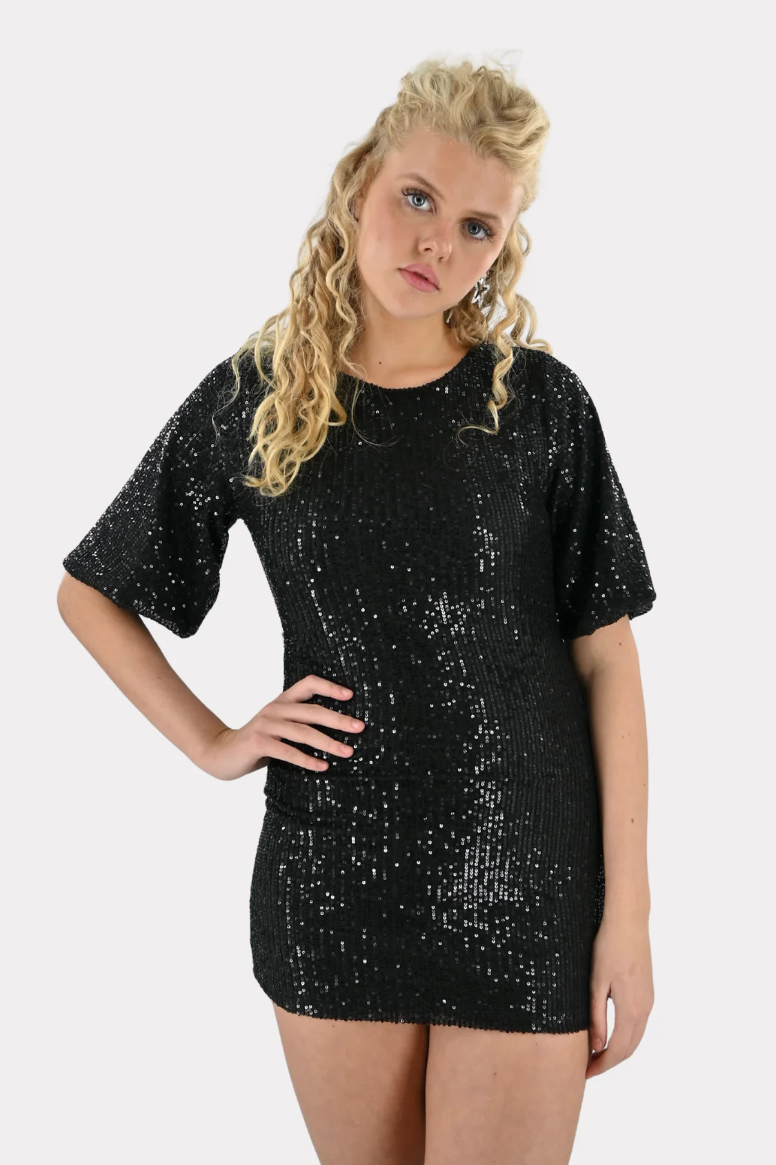 Disco dream dress - zwart